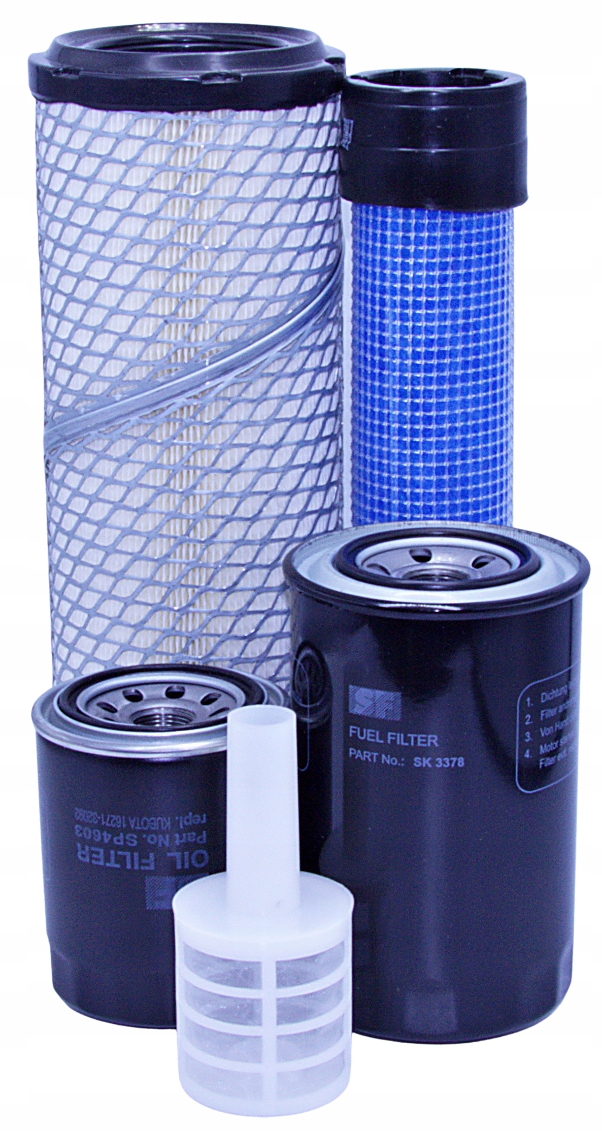 Filtry Kramer 180 s motorem 3TNV88XNKR – vzduch, olej, palivo