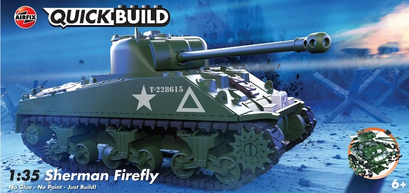 Bloky Airfix J6042 Quickbuild Sherman Firefly 1:35