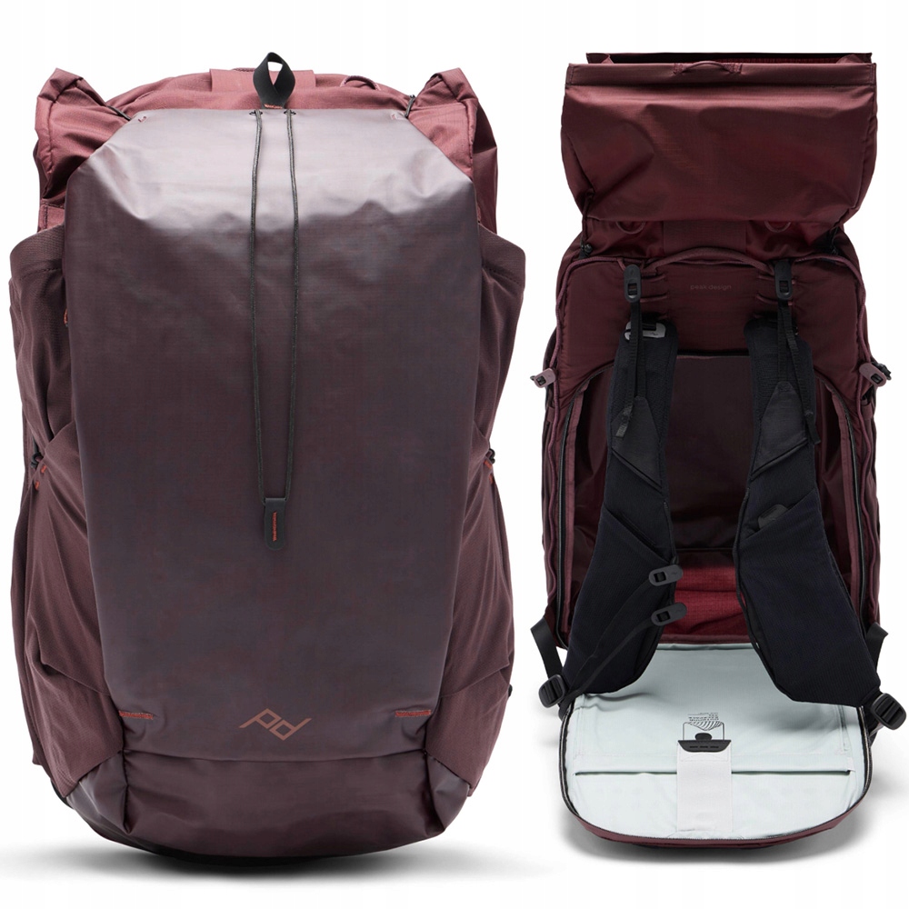 Plecak turystyczny Outdoor Peak Design Backpack 45L Ciemny Fiolet