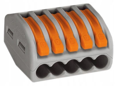 

Złączka instalacyjna z dźwigniami ZL5 0,75mm-2,5mm