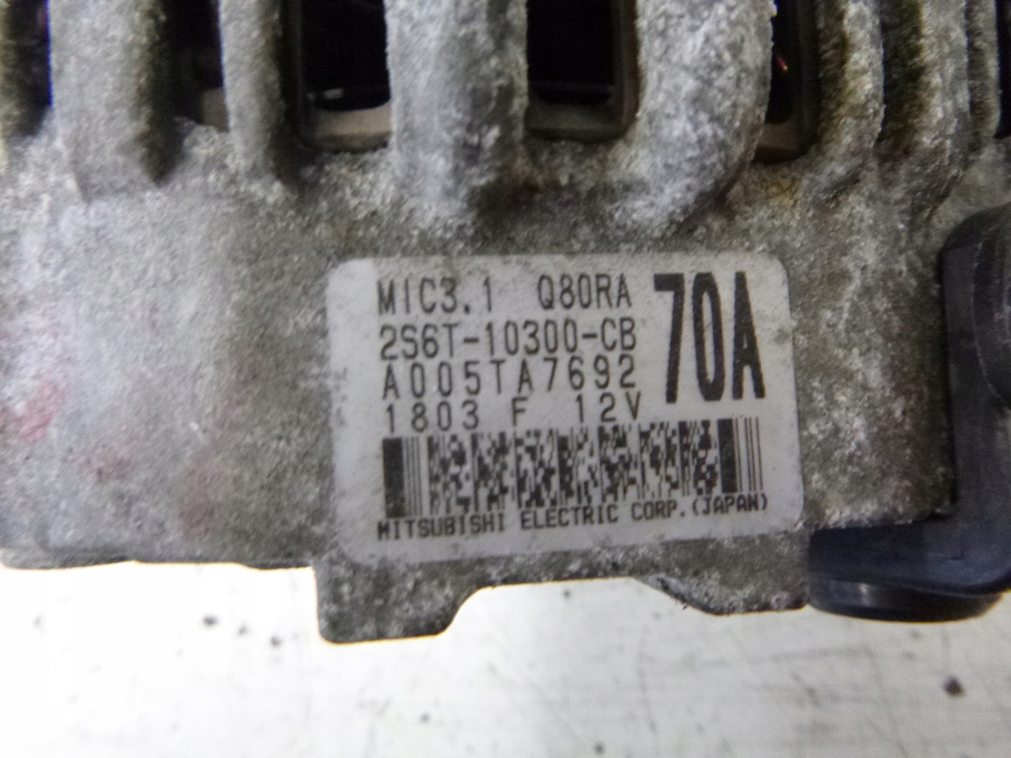 alternator Mazda 2 II DY 1.25 70A 03r.