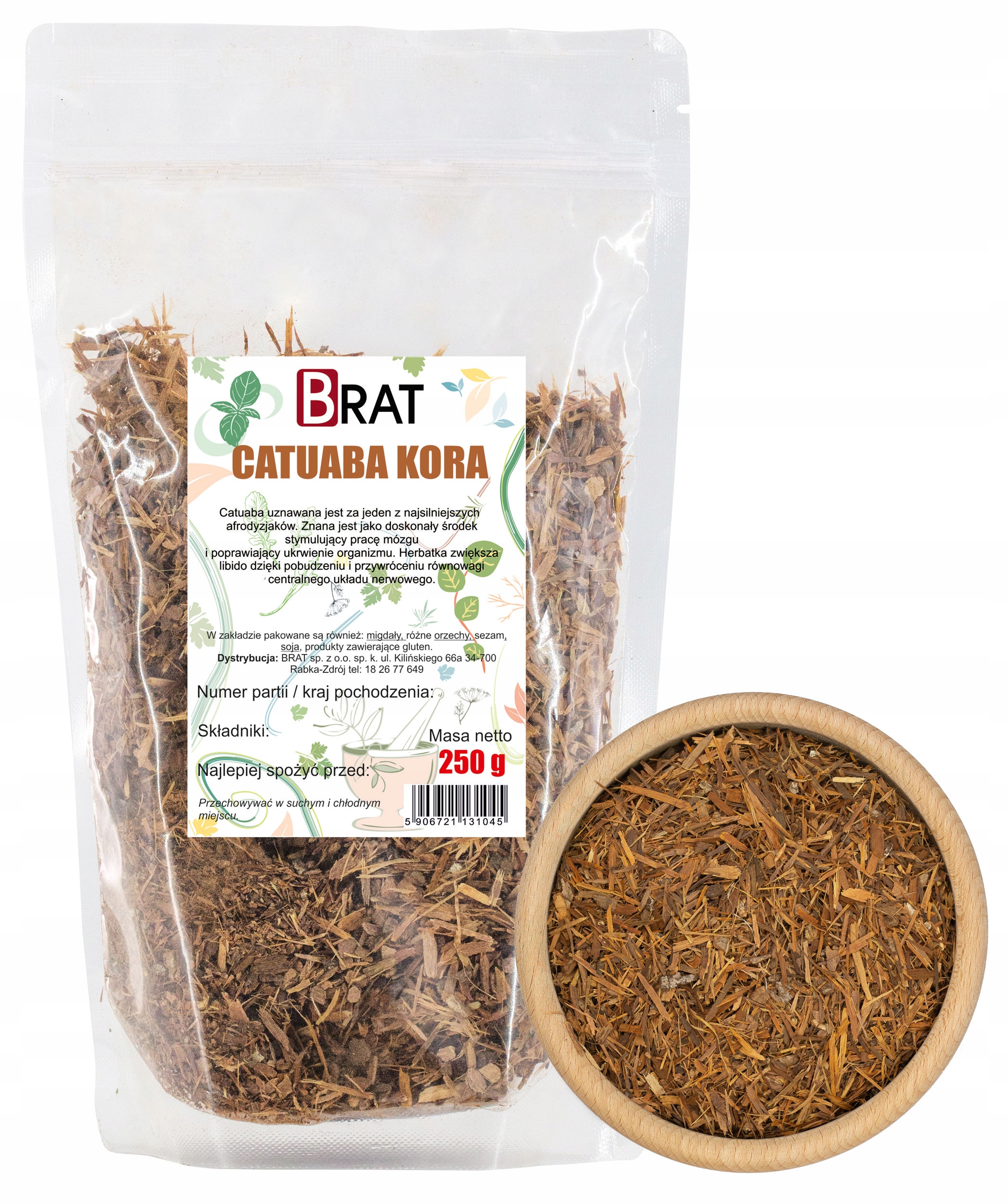 CATUABA herbata 250g POTENCJA libido AFRODYZJAK