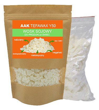 WOSK SOJOWY Y50 do ŚWIEC 100% Soi noGMO 1KG