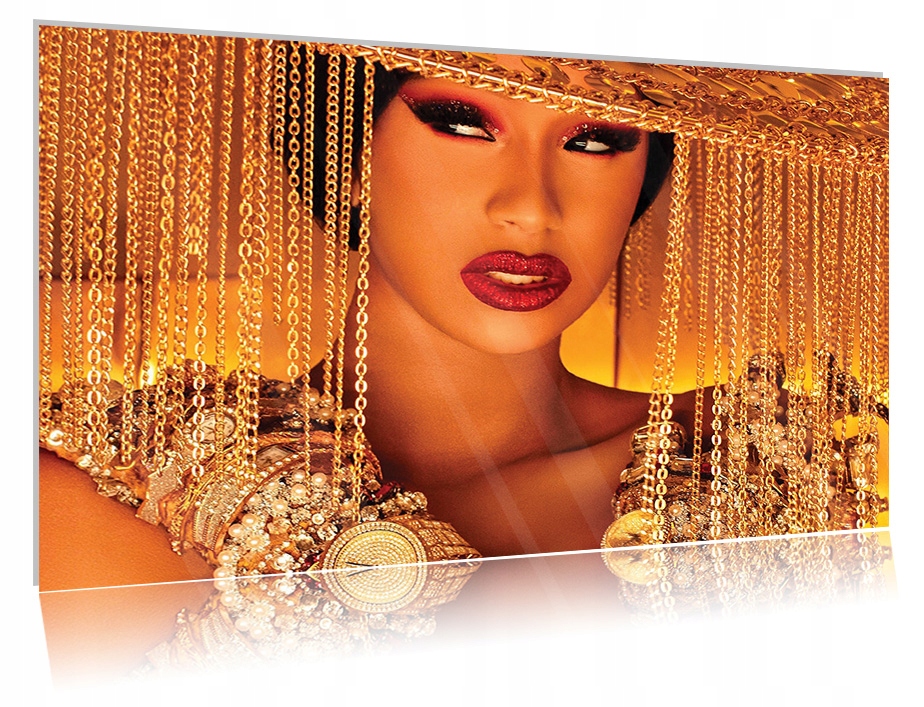 

Obraz szklany na szkle Cardi B 06 30x20