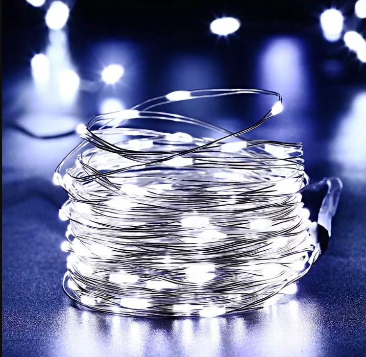 LAMPKI DRUCIKI 1000 LED CHOINKOWE ZIMNE 100m IP44 Kod producenta lampki świąteczne micro LED