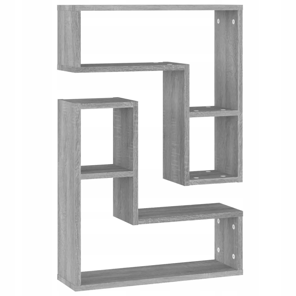 Závěsné police Dub Sonoma 50x15x50 cm Šedá