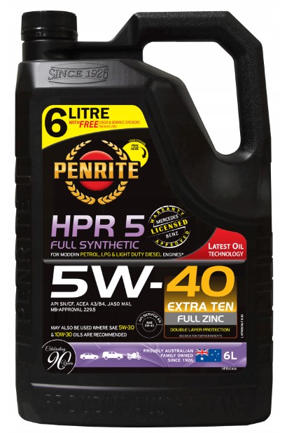 Olej syntetyczny Penrite HPR 5 5W-40 6L