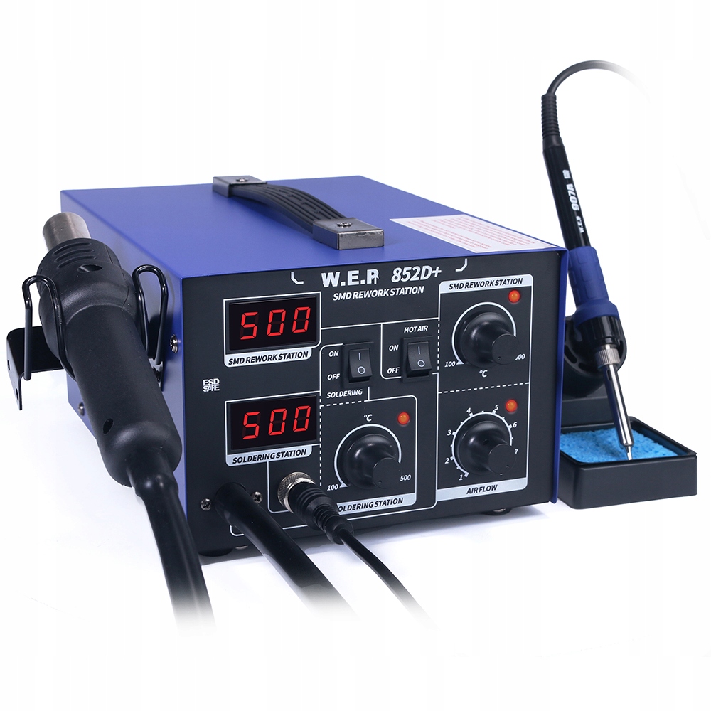 SPAWARKA DO PLASTIKU HOTAIR WEP 852D+ 6dysz Grot Siatka Spoiwa Kod producenta HOTAIR SET1773