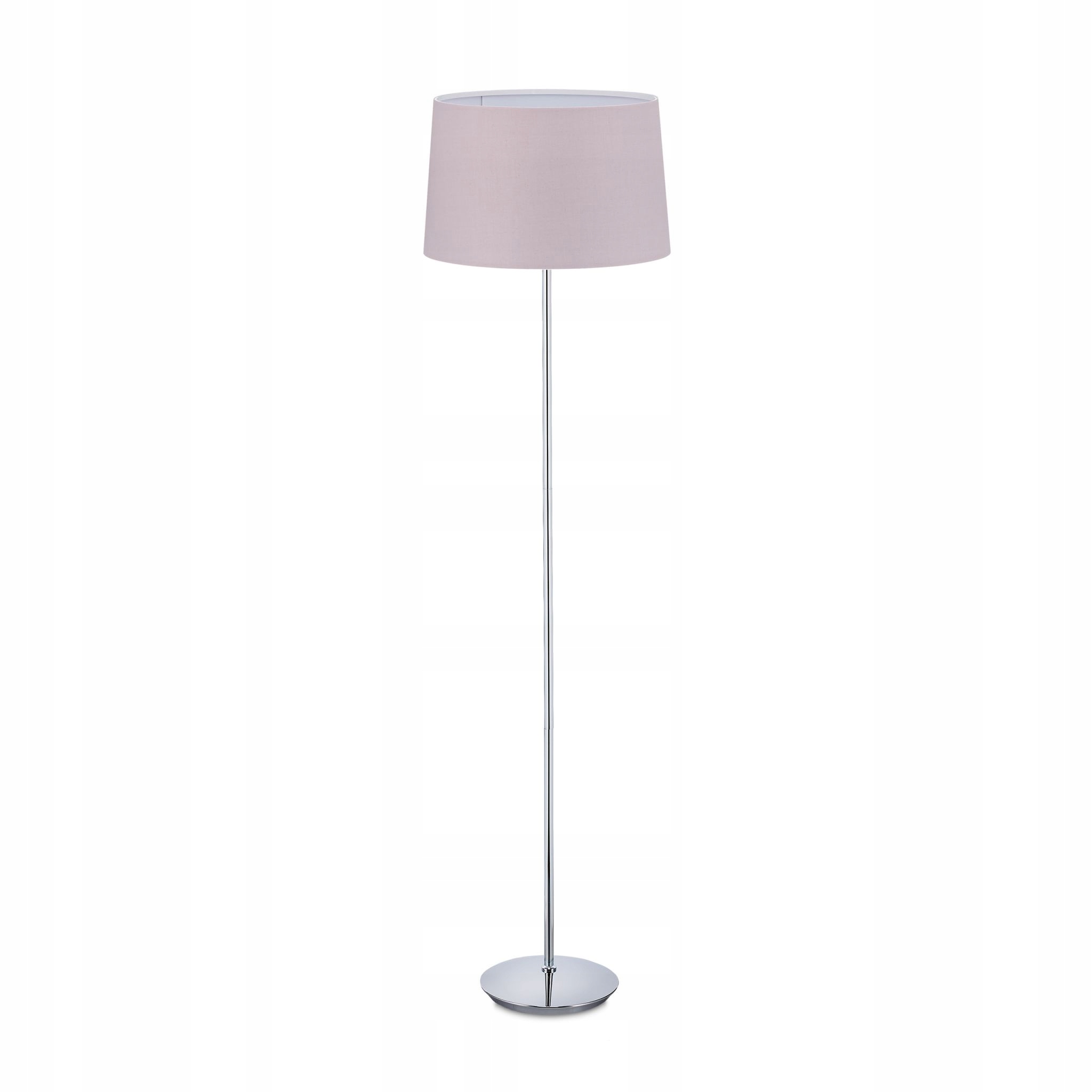 Stojacia podlahová lampa s chrómovým tienidlom 148 cm E27
