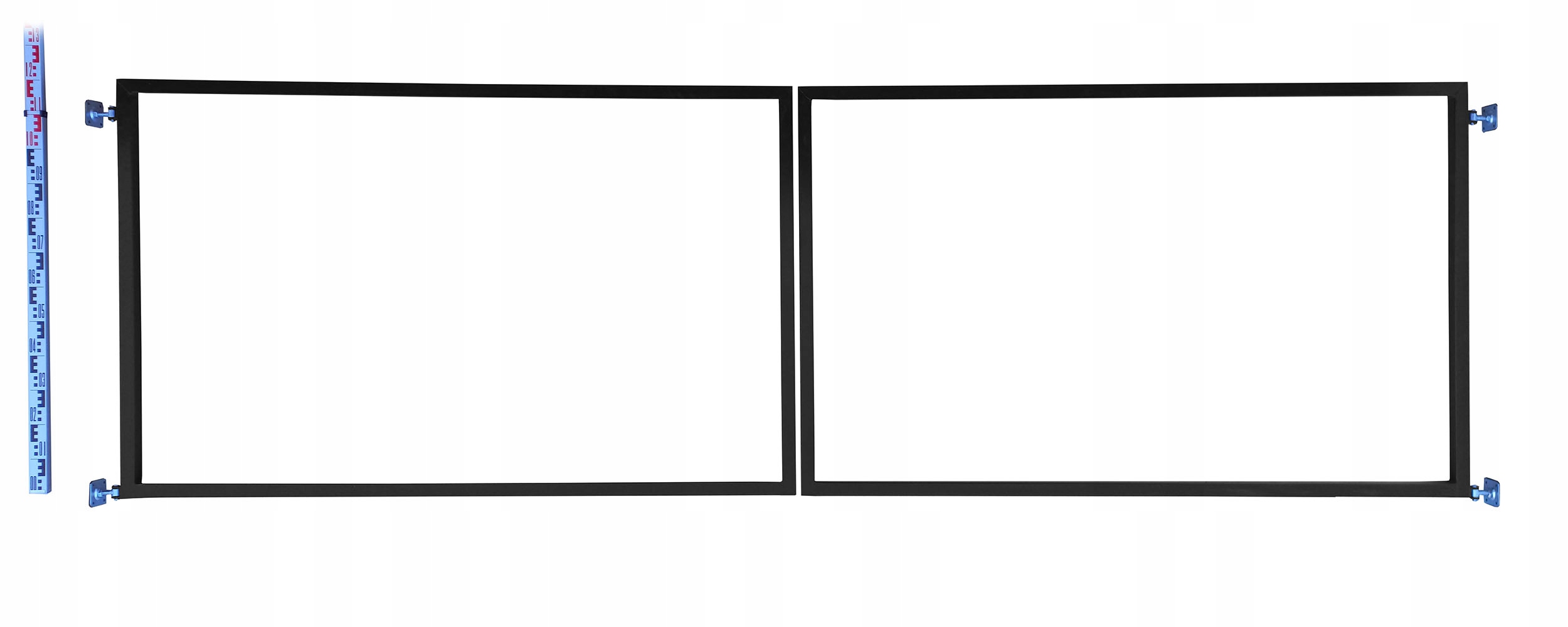 Brána Rama pro štafle a panely 120 cm Černá RAL9005 štafle Rámeček