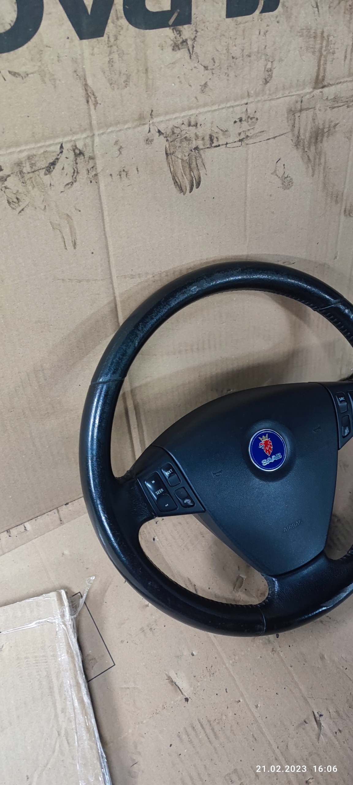 SAAB 93 9-3 II lenkrad + Airbag MULTIFUNKCJA