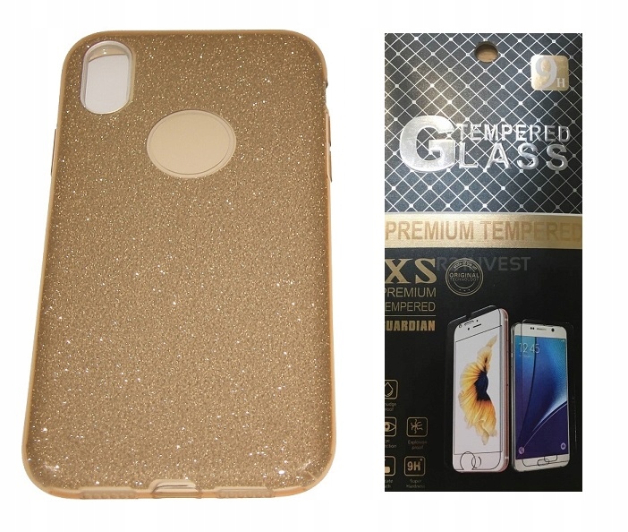 Etui Shining Case do iPhone X / iPhone XS + SZKŁO