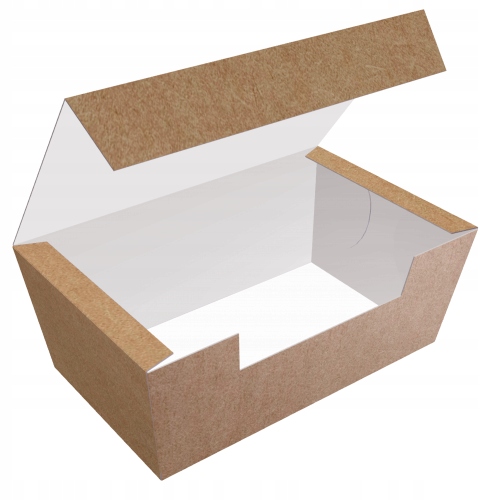 

Lunch Box na nuggetsy kebab 14,4x8,4x6 cm 100szt