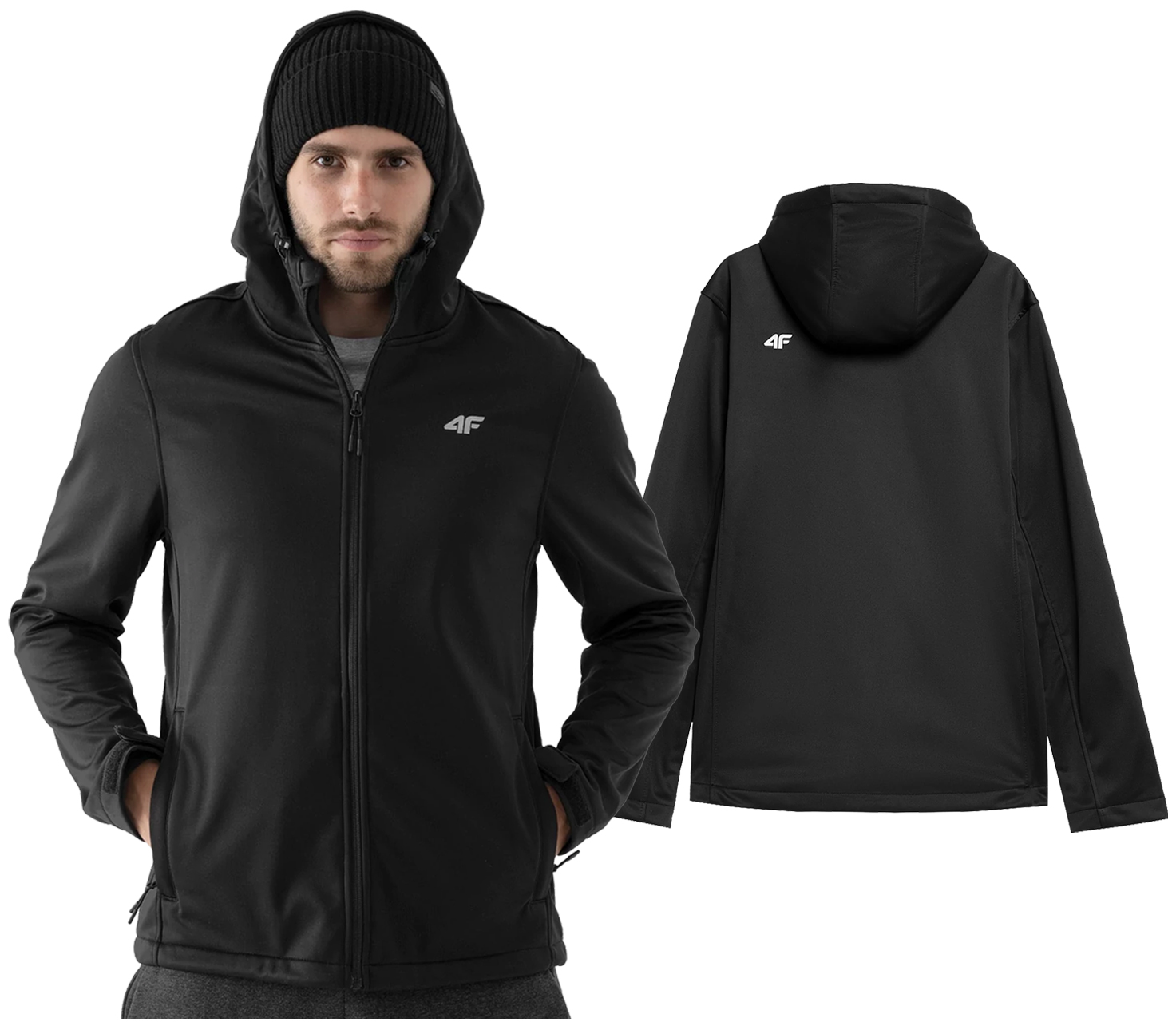 

4F Męska Kurtka Softshell SFM350 Wodoodporna