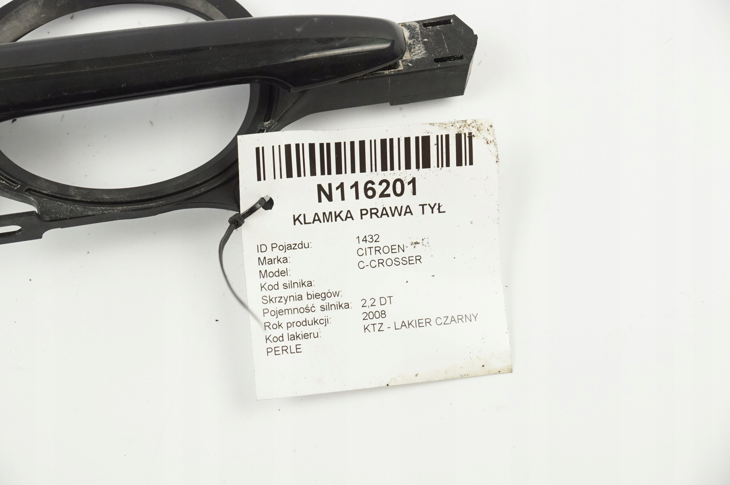 handle right rear part CITROEN C-CROSSER