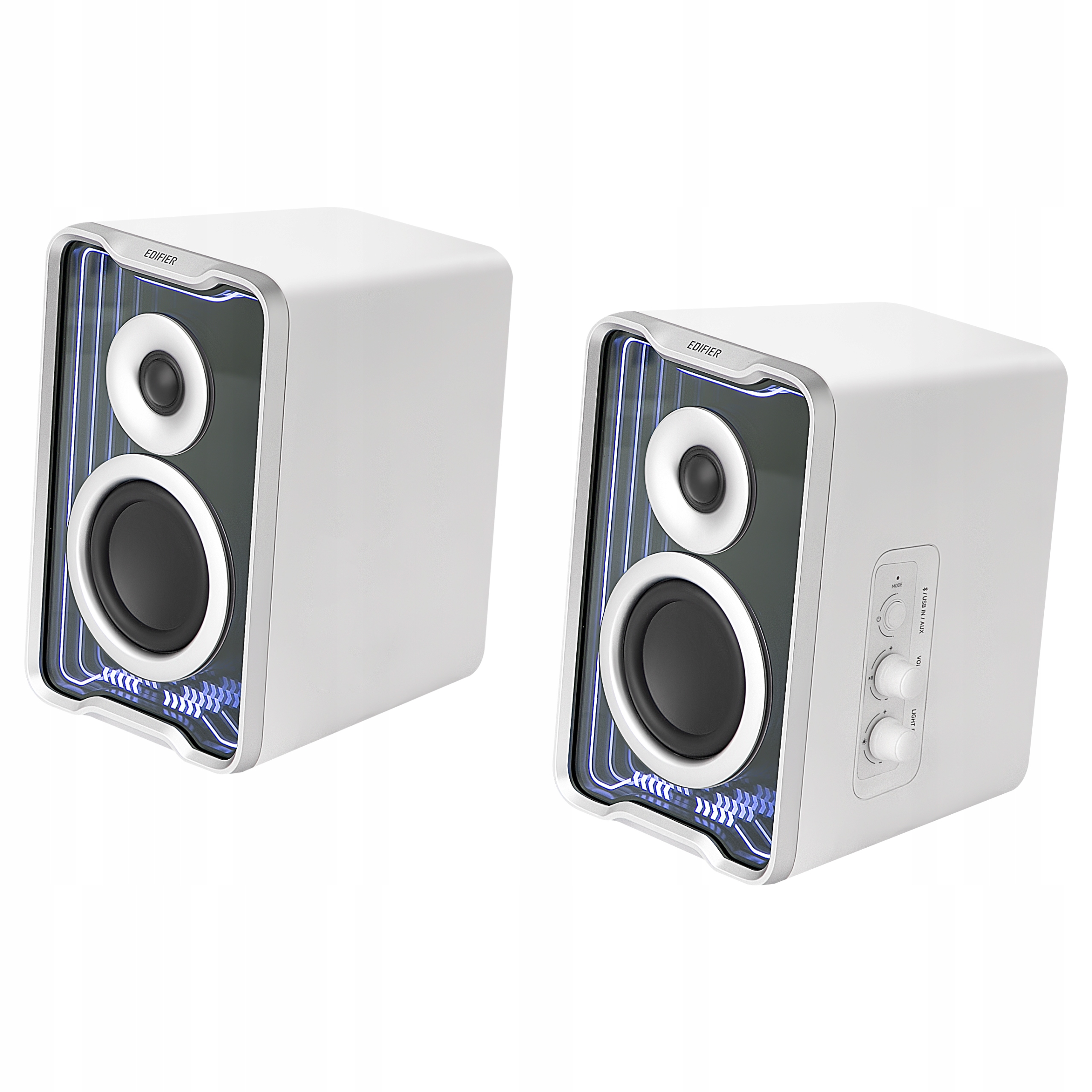 Edifier QR30 Głośniki Aktywne Komputerowe Bluetooth 5.4 Usb Rgb 30W Białe