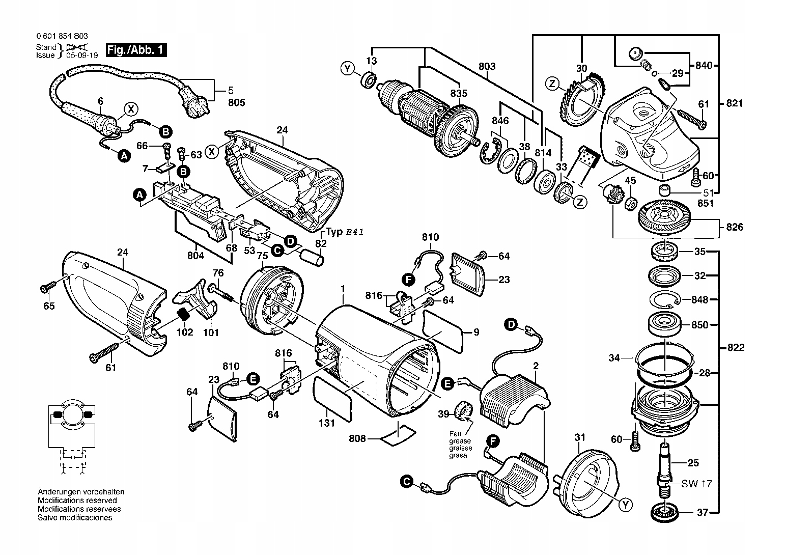 Odgiętka końcówka przewodu szlifierka GWS20 GWS24 Marka LSP