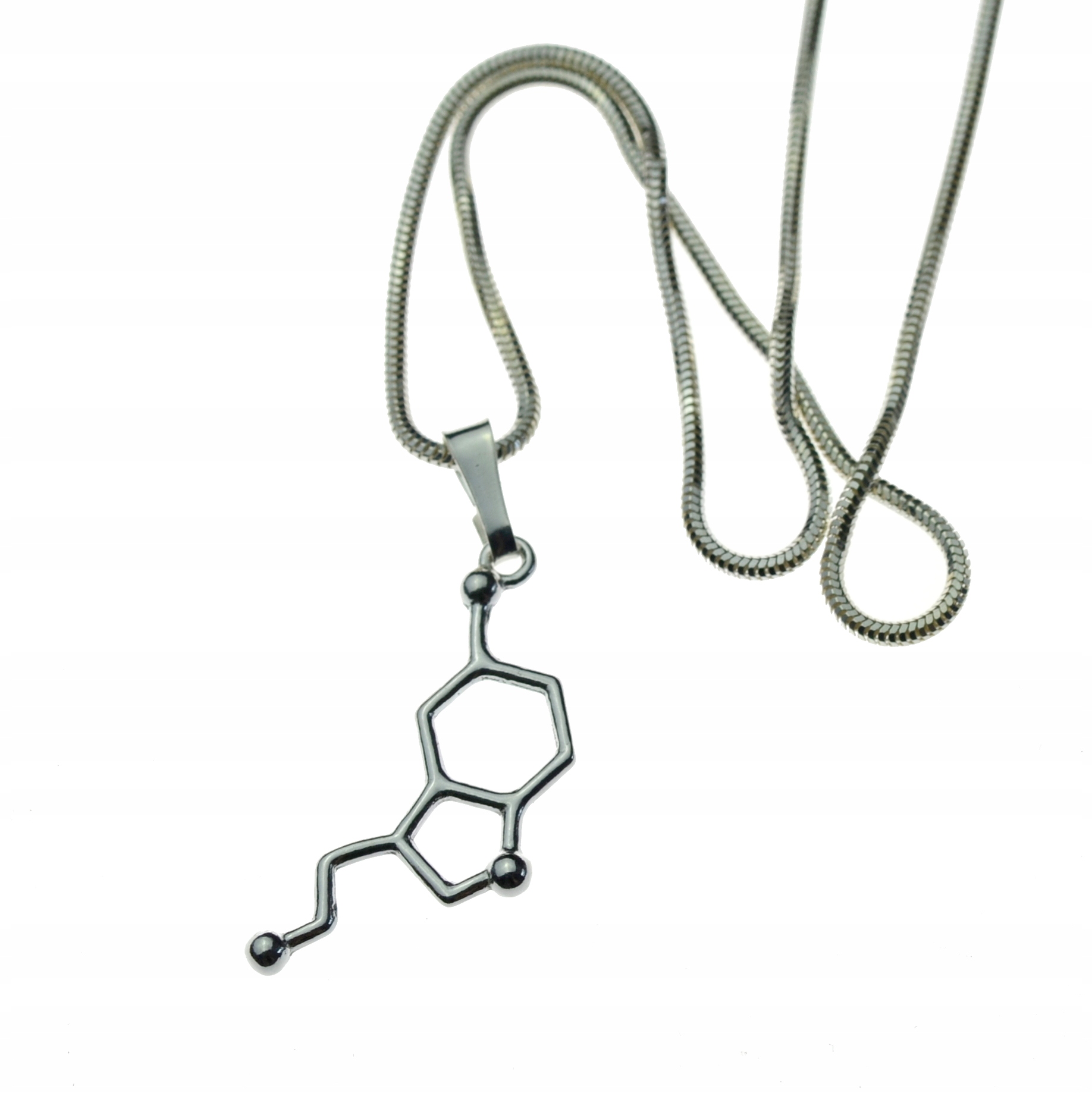 ZAWIESZKA SREBRNA HORMON SZCZĘŚCIA SEROTONINA 925 Marka Bestsilver