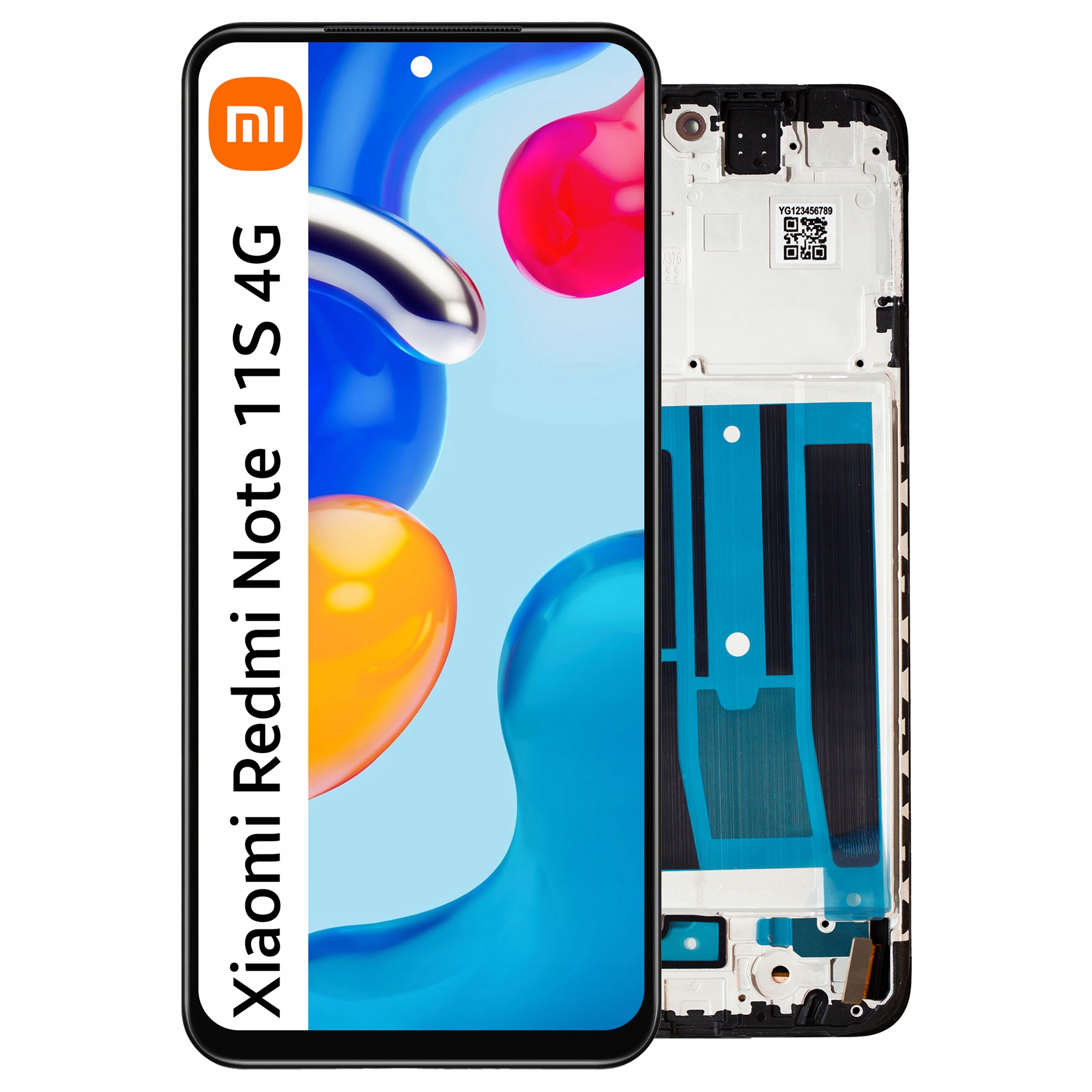 2201117SI LCD pro Redmi Note 11S 4G Displej Rámeček Obrazovka Oled