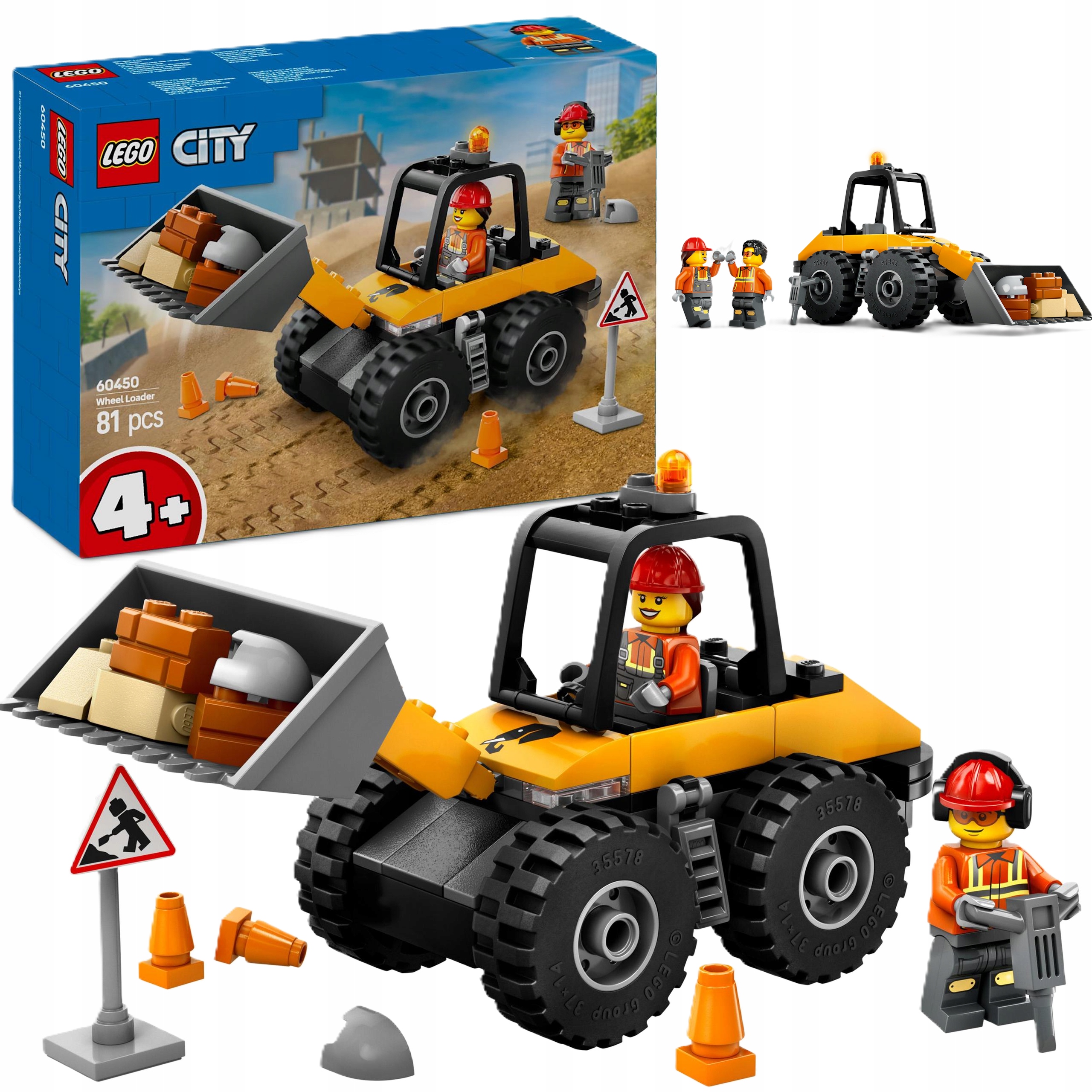 Lego City Żółta Ładowarka Kołowa Zestaw Do Budowania Na Święta