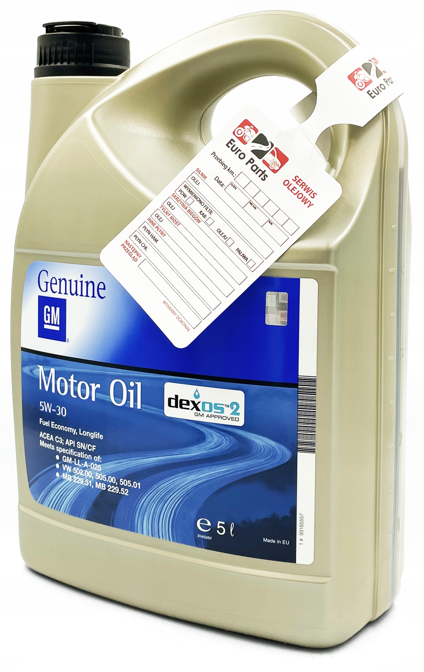 

Gm 5W30 DEXOS2 5L Olej Syntetyczny General Motors