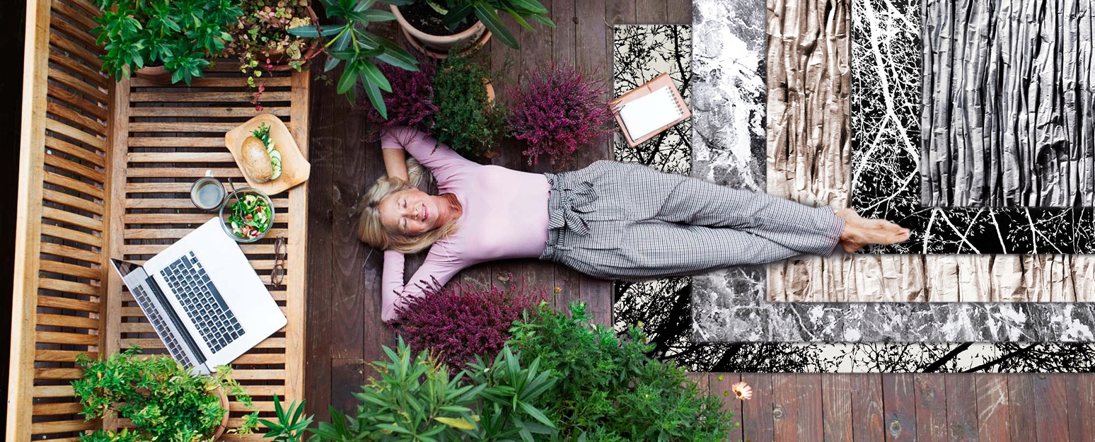 DYWAN ZEWNĘTRZNY TARASOWY 160x230 BOHO DUŻY NA BALKON DO OGRODU BEIGE ROCK Grubość 8 mm