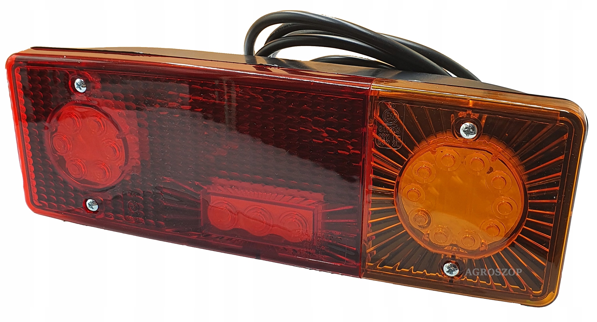 Lampa lampy tylne led WAŚ C360 LED PRZYCZEPA 2SZT Producent części WAS