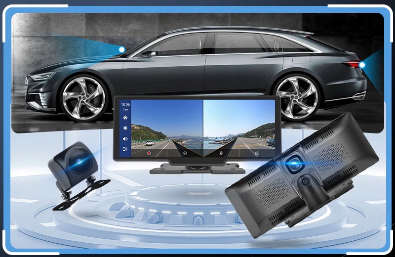 RADIO STACJA MULTIMEDIALNA MONITOR ANDROID AUTO APPLE CARPLAY DVR 2 KAMERY Pilot w zestawie nie