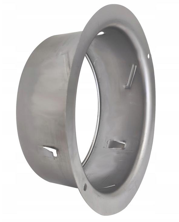 Anemostat zawór nawiewno wywiewny 100 mm CHROM Typ kratki ozdobna