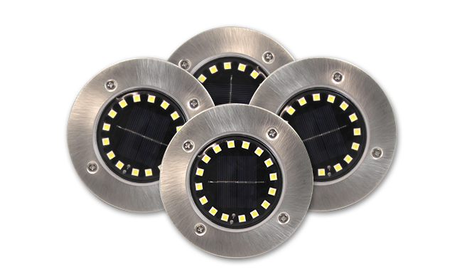 

Lampa Led solarna 16xSMD wbijana ogrodowa 4 szt.