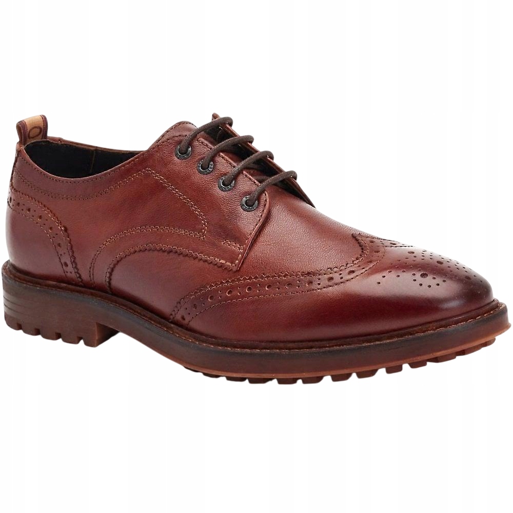 Pánské polobotky Base London Yukon Grain Hnědé velikost 40