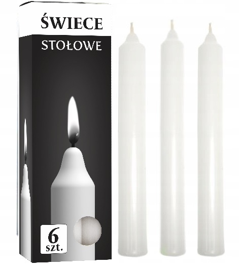 

Świece Stołowe Klasyczne 6H Bispol 6szt. S1