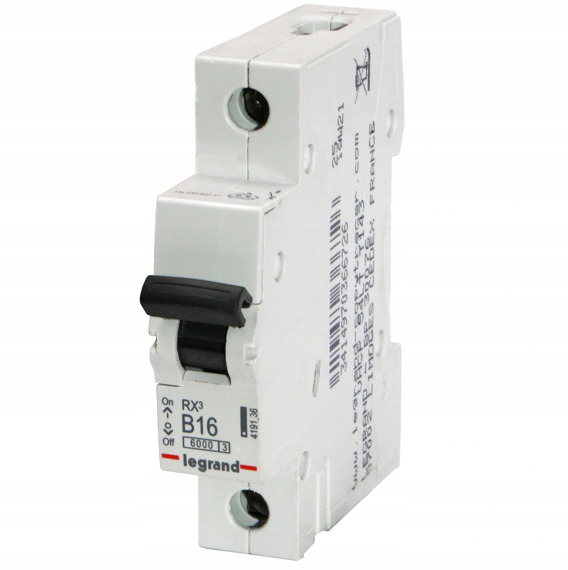 

Wyłącznik nadprądowy Legrand RX3 B16A 230V
