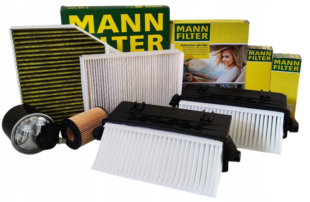 Mann Sada Filtrů Mercedes Glc I X253 16-19 3.0d Glc 350d 258KM