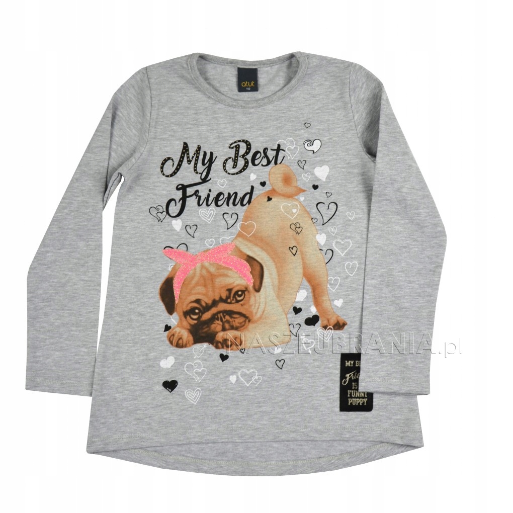 TUNIKA BAWEŁNA DZIEWCZYNKA ATUT R.104