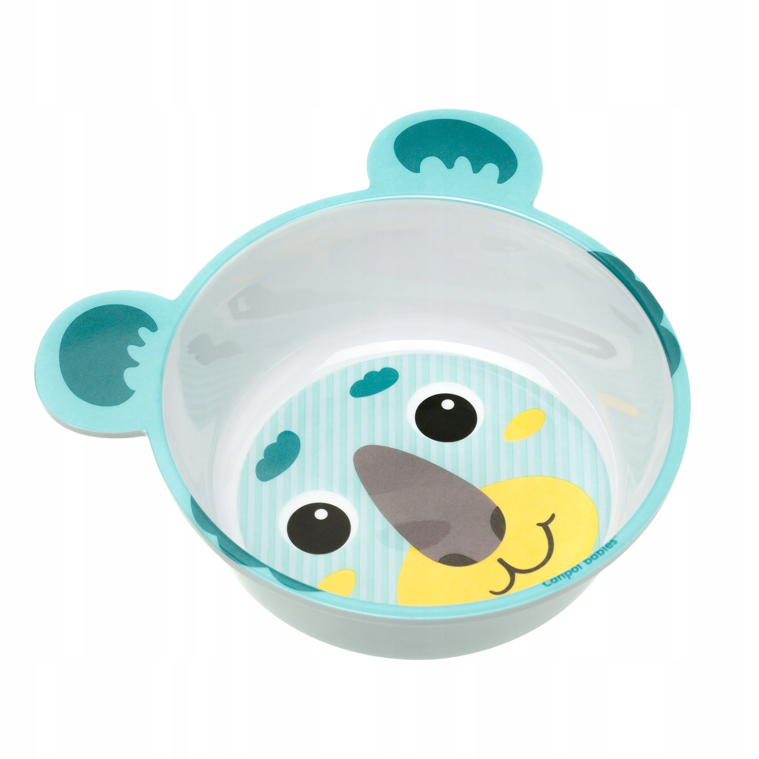 CANPOL MISECZKA Z USZAMI Z MELAMINY ANTYPOŚLIZGOWA Kod producenta 4/520_gre