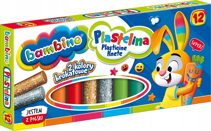 

Plastelina Bambino 12 kol.