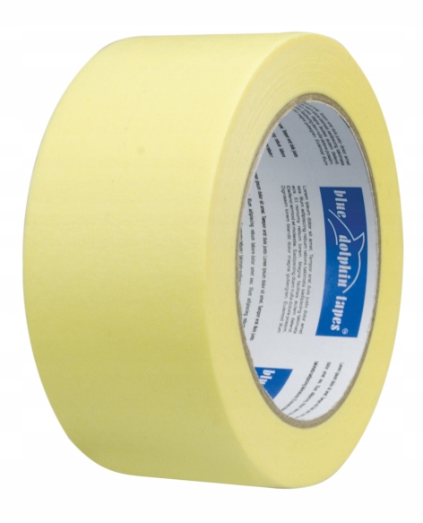 

Taśma papier. malarska żółta Blue Dolphin 30mm/50m