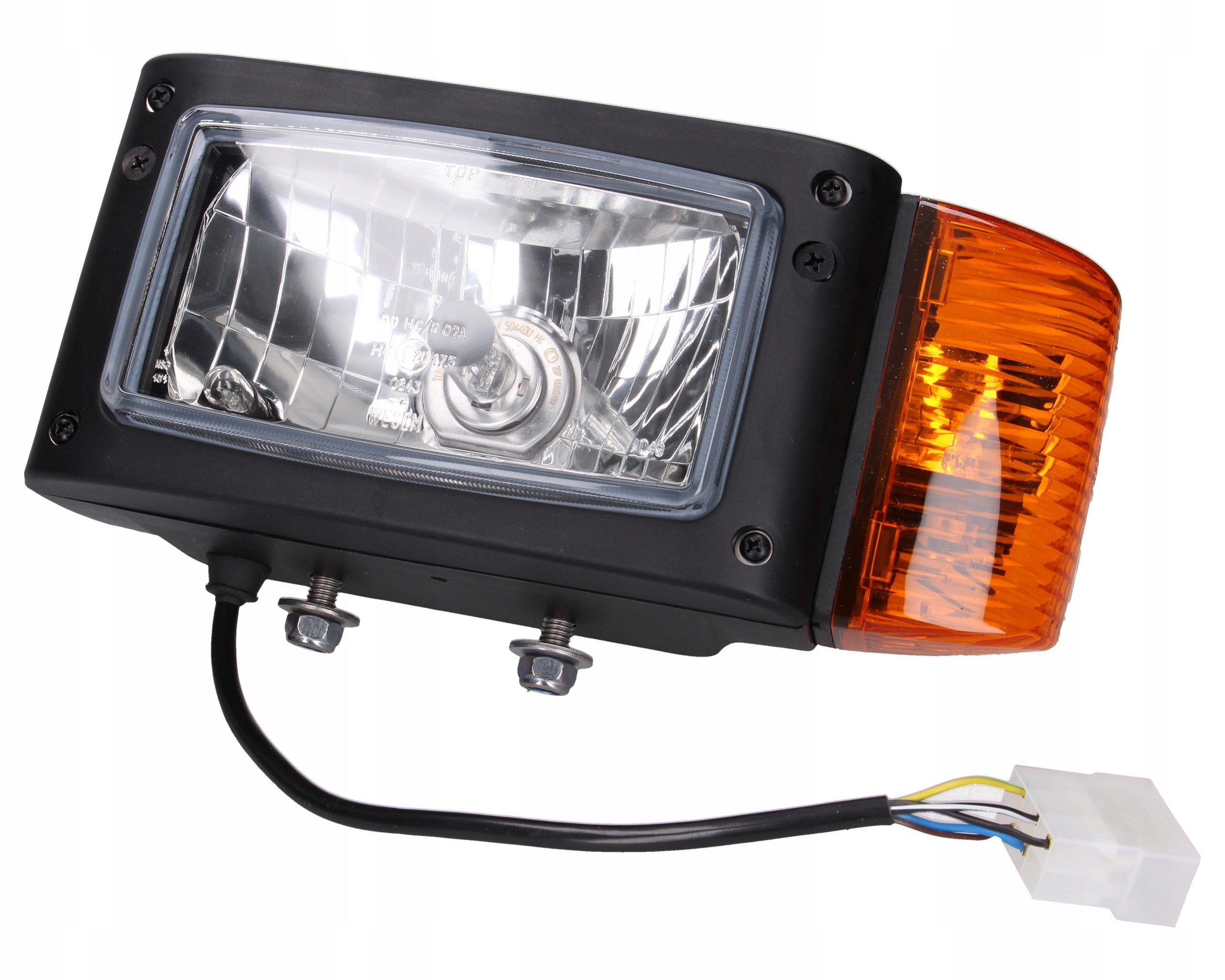 Světlomet přední levý blinkrem H4 12V