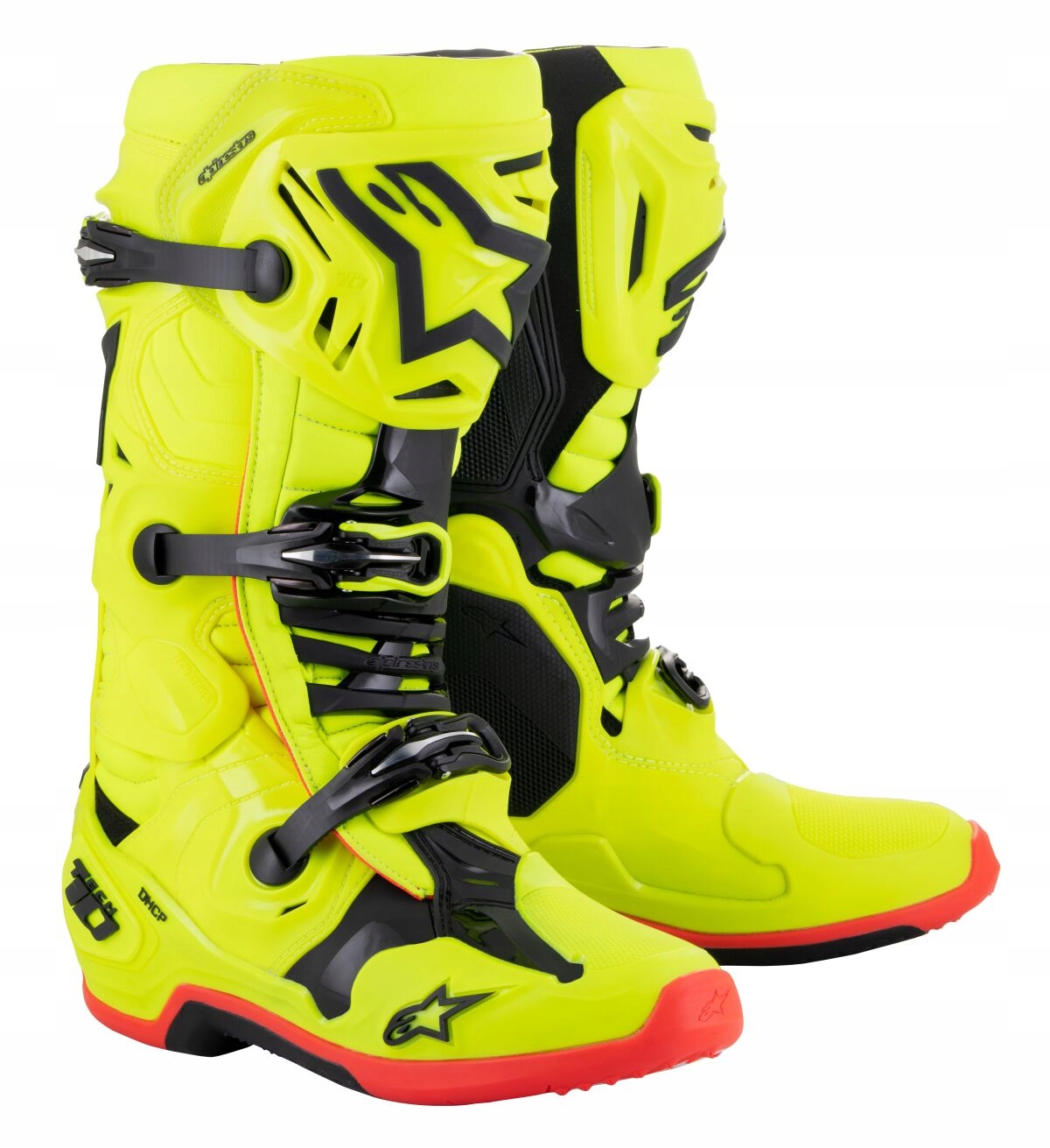 Topánky Na Cross Alpinestars Tech 10 Yellow/black/red (9) 43