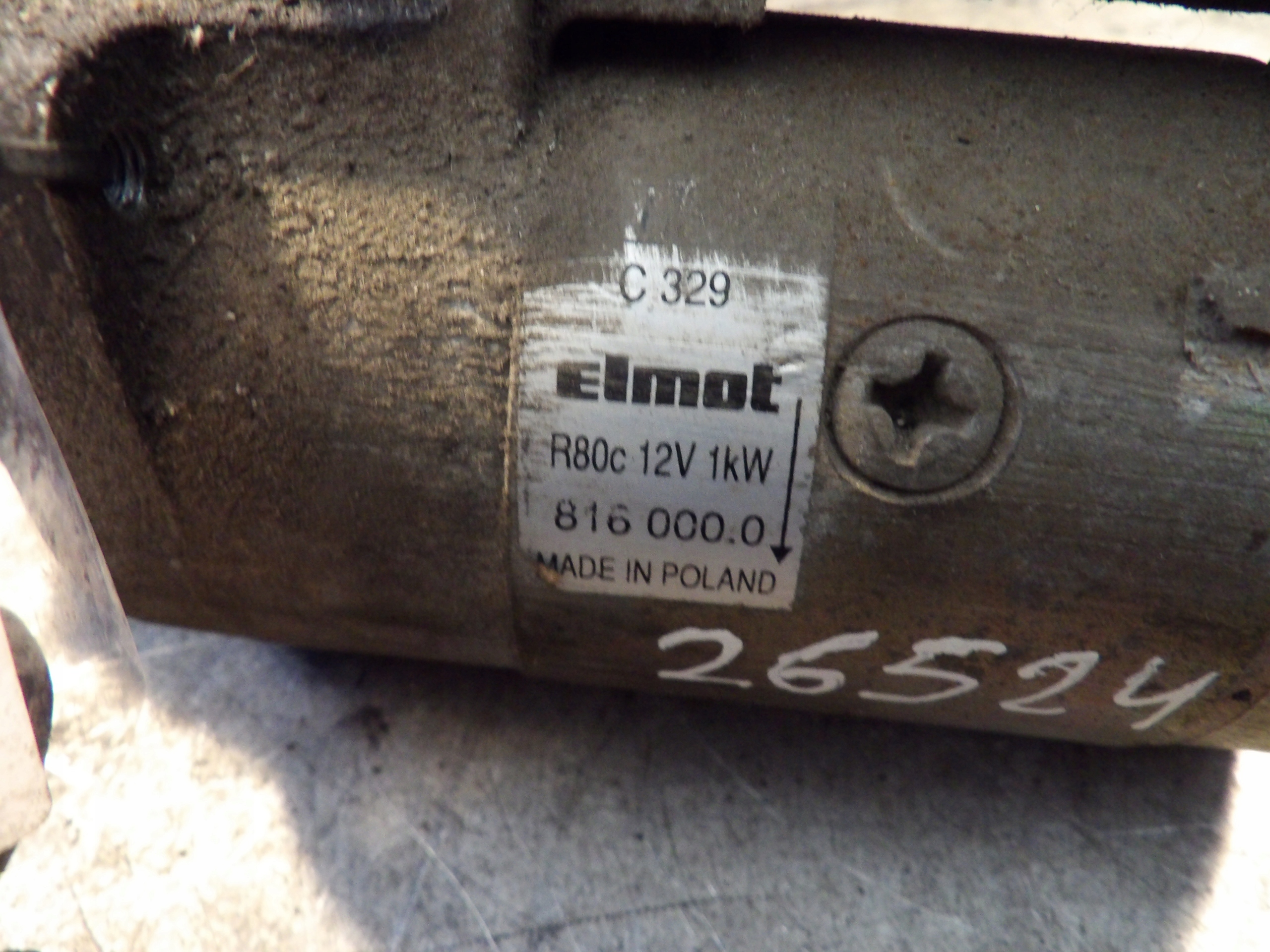 Fiat Seicento 900 starter 8160000 C329
