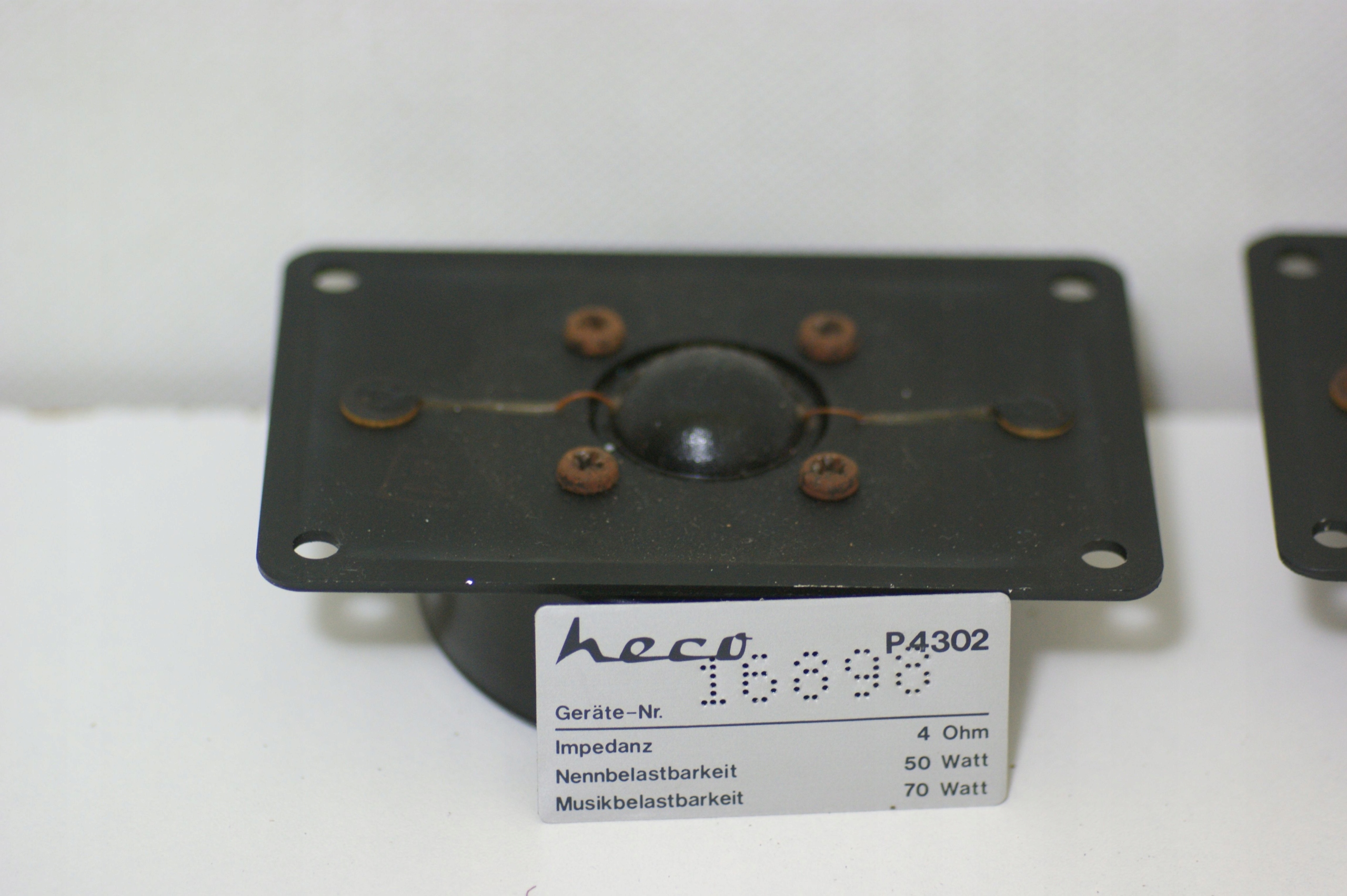 głośniki wysokotonowe HECO KHC 25-010 z kolumn HECO P4302 * para Model KHC 25-010