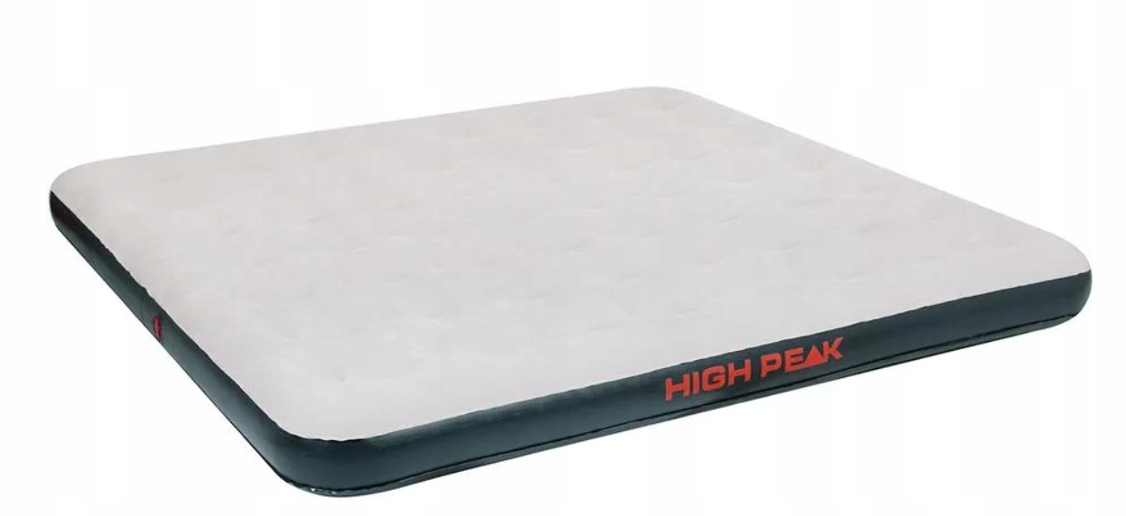 Łóżko dmuchane HIGH PEAK Comfort Plus, ze zintegrowaną pompką nożną (King Size: ok. 200 x 185 x 20 cm)