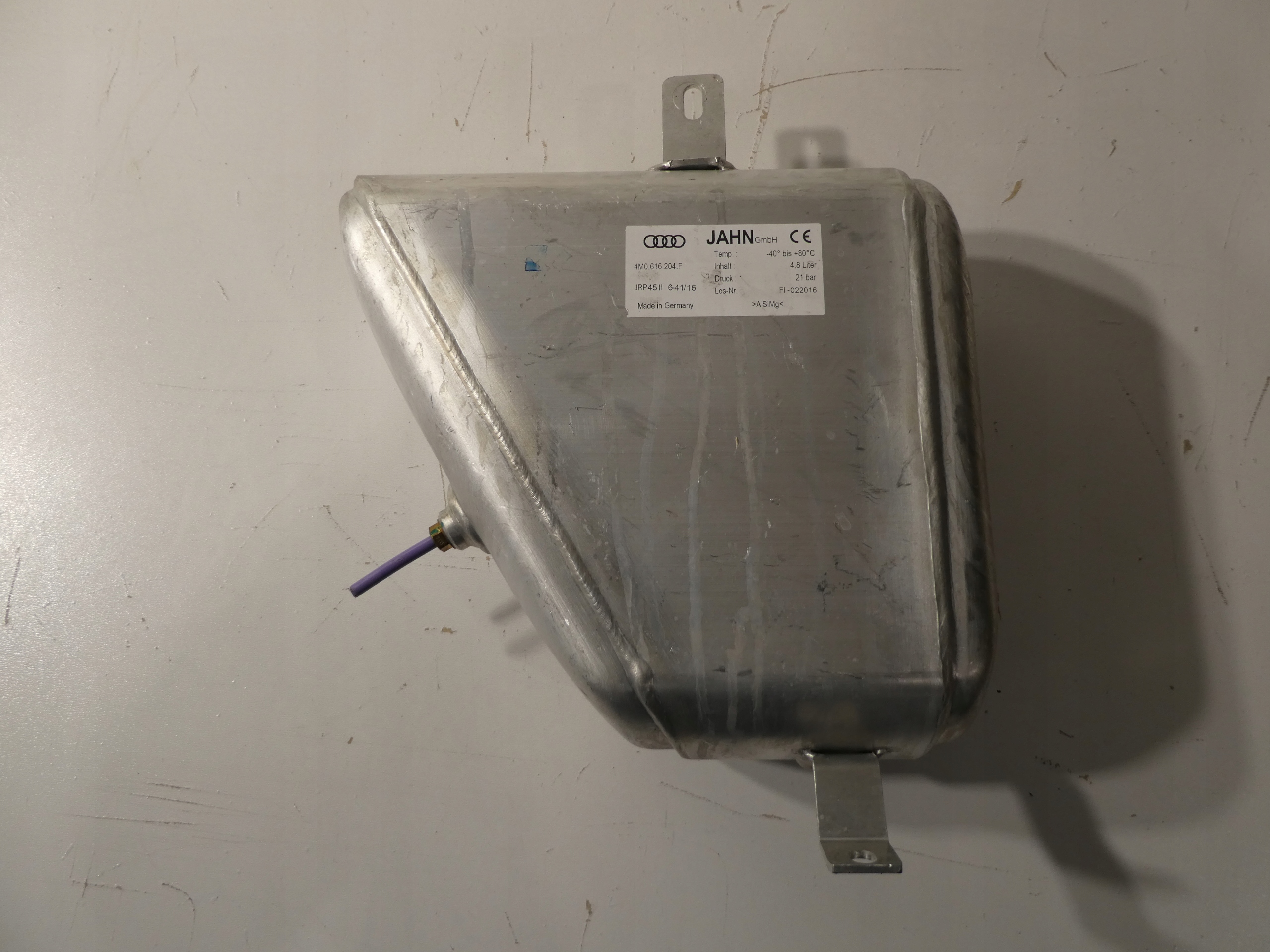 serbatoio pressione 4M0616204F VW TOUAREG III