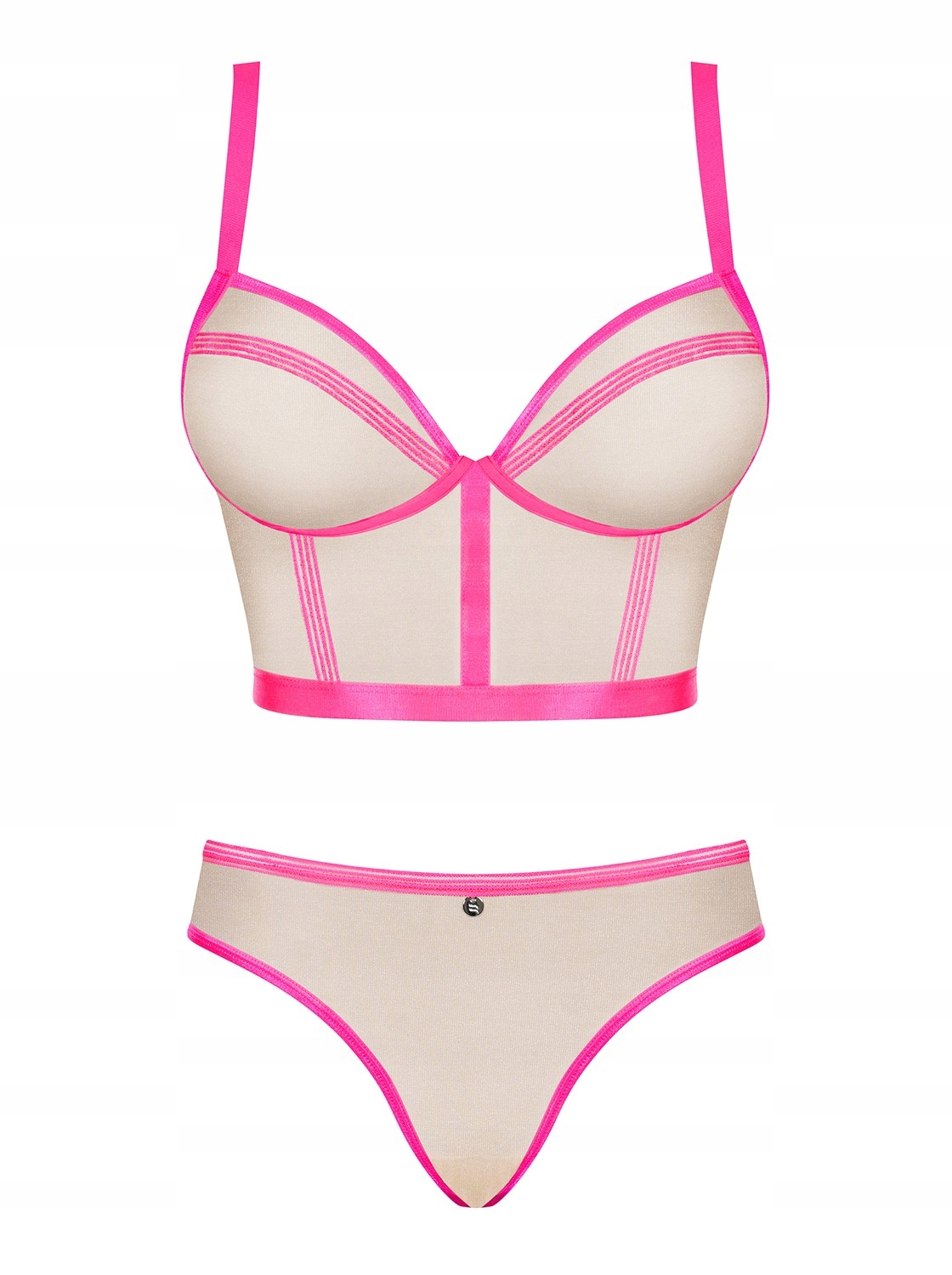 Top A Kalhotky Nudelia L/XL pink
