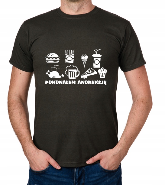 

koszulka Pokonałem Anoreksję prezent