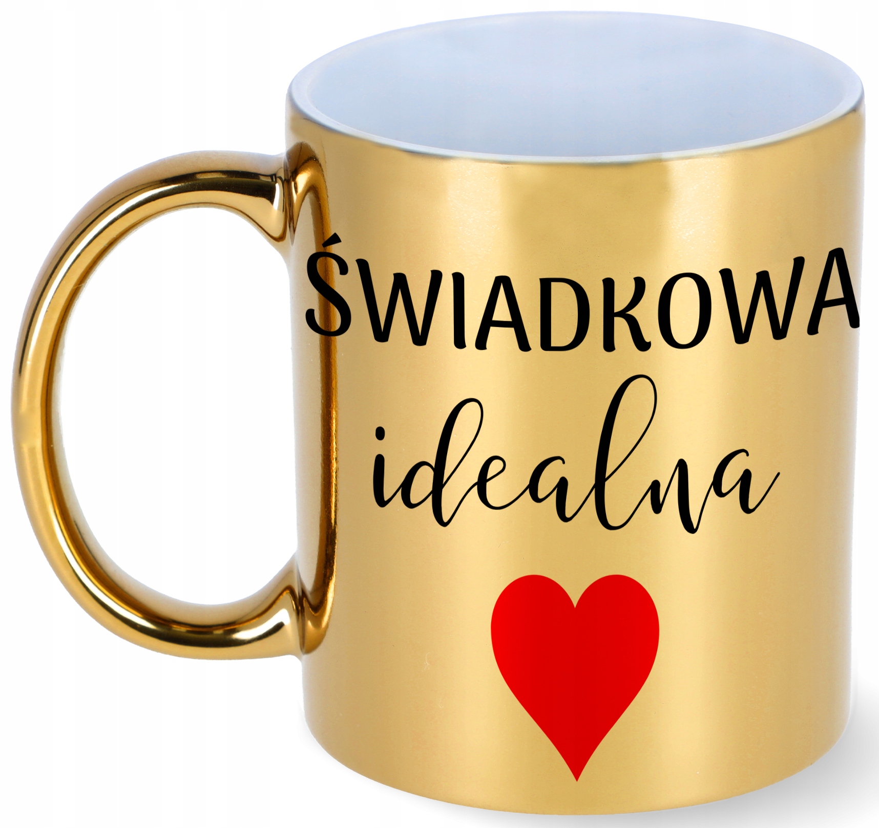 

Złoty kubek Glamour Dla Świadkowej Podziękowanie