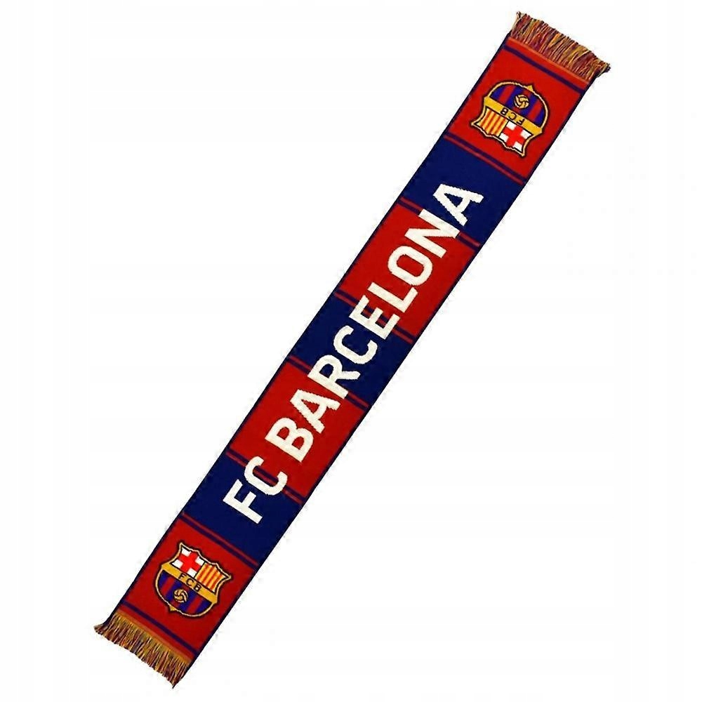 Szalik Fc Barcelona licencjonowany klubowe barwy tkany herb Fcb 742