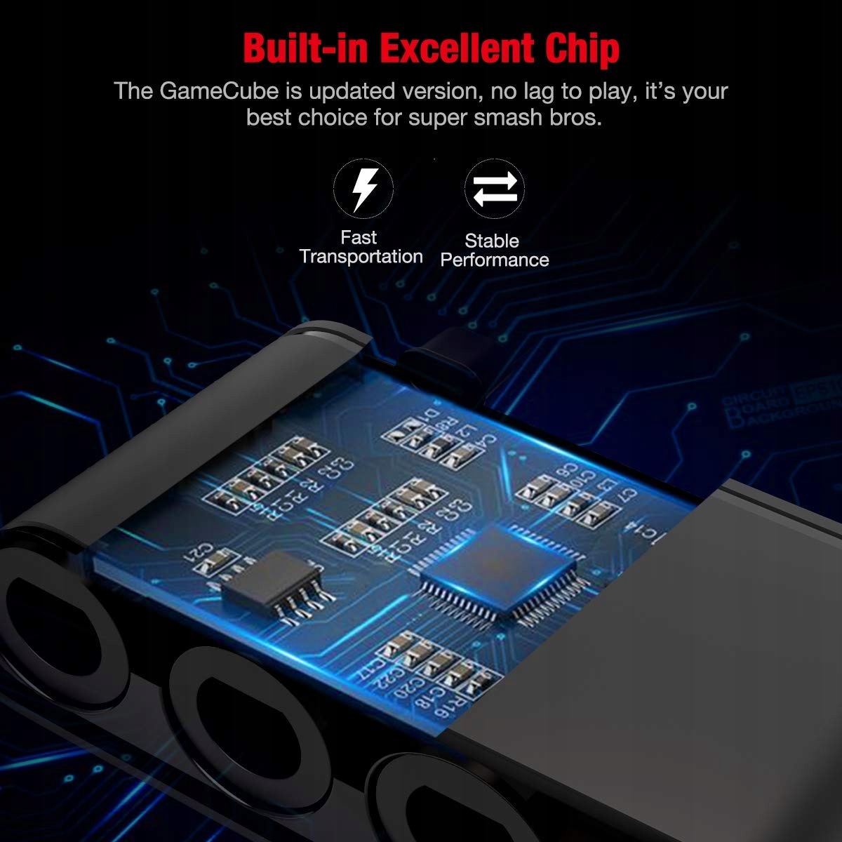 3 W 1 Gamecube Adapter do Nintendo Switch/WII U/PC Kod producenta 523753