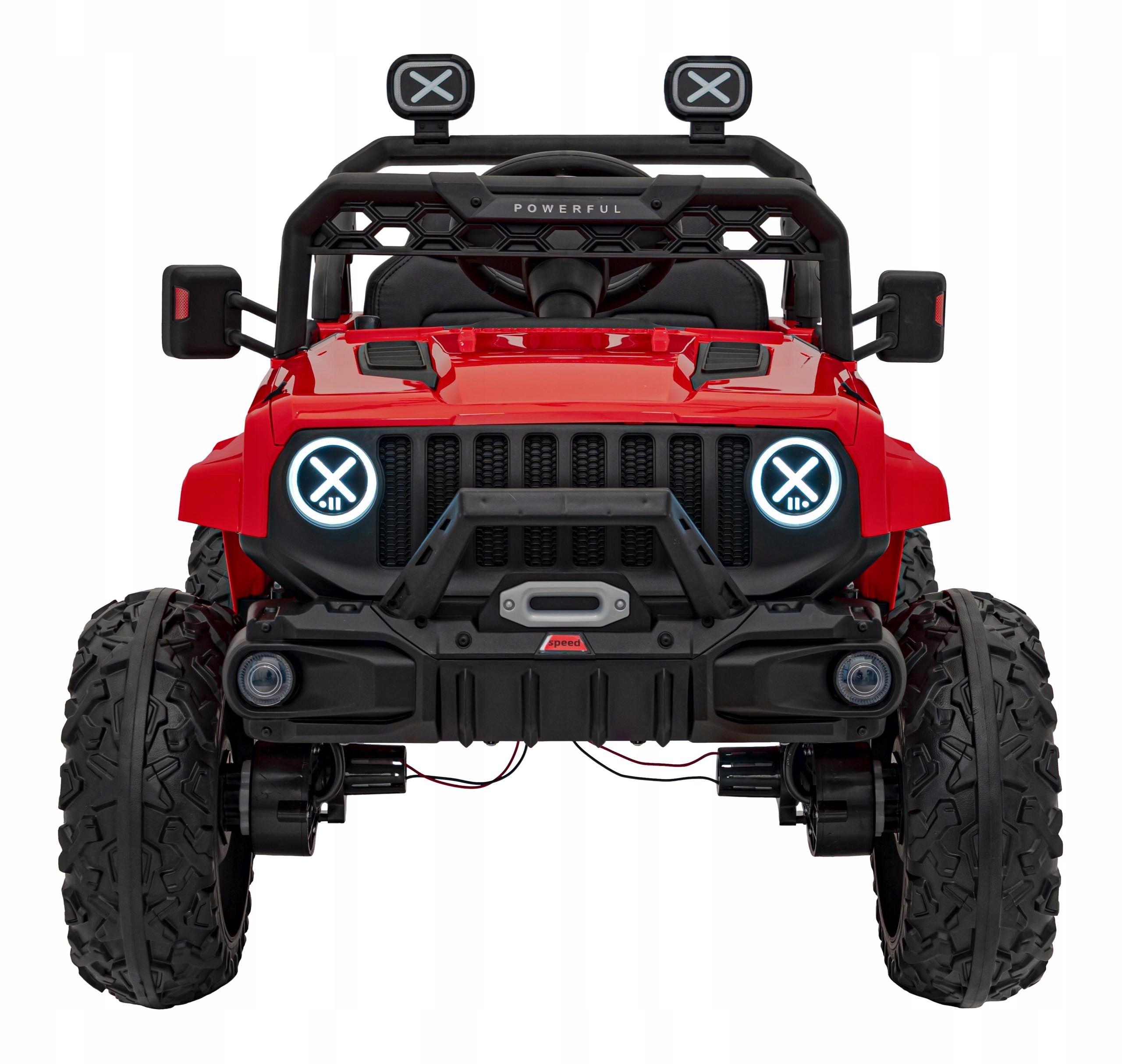 Dla dzieci na akumulator Off Road Speed Czerwony